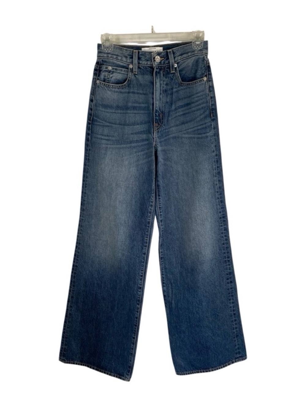 SLVRLAKE Indigo Wide Leg Jeans  Eva Style Size 24 high rise mid denim Tulsa